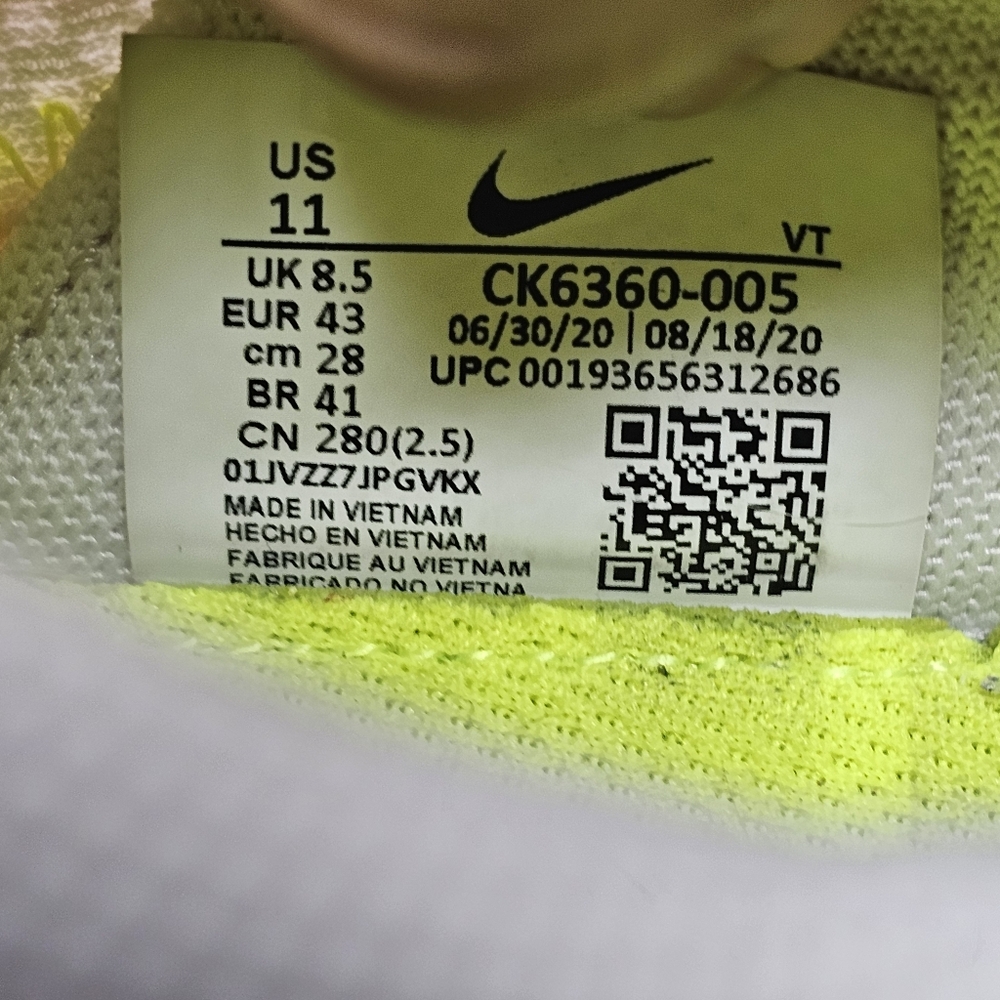 Nike Women's Renew Run CK6360-005 White Multi Running Shoes Sneakers Size 11. - Picture 9 of 9